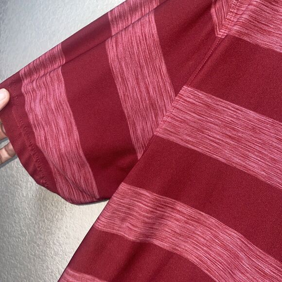 Under Armour polo Performance Golf Red stripe short sleeve Shirt XL men - Picture 5 of 7